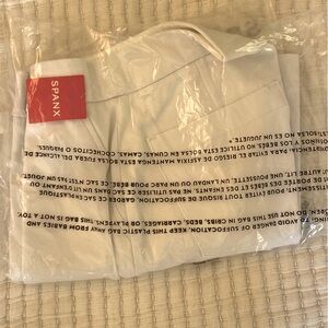 Spanx white XS slim straight pants NWT new with tags